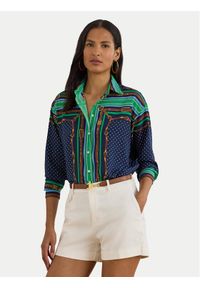 Lauren Ralph Lauren - LAUREN RALPH LAUREN Koszula 200P03687001 Kolorowy Relaxed Fit. Materiał: syntetyk. Wzór: kolorowy #1