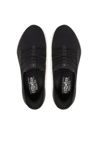 skechers - Skechers Sneakersy 150353/BBK Czarny. Kolor: czarny. Materiał: materiał