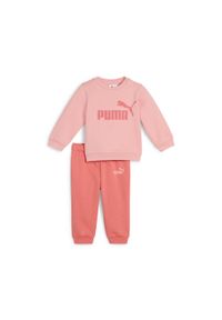 Dziecięcy dres Puma Miincats ESS. Kolor: różowy. Materiał: dresówka. Wzór: nadruk
