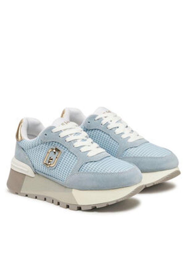 Liu Jo Sneakersy Amazing 25 BA5049 PX027 Niebieski. Kolor: niebieski. Materiał: materiał