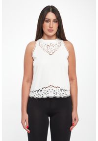 Twinset Milano - Top damski ażurowy TWINSET. Wzór: ażurowy #3