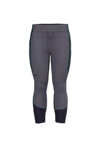 Spodnie treningowe damskie Under Armour Heatgear Noslip. Kolor: szary, wielokolorowy