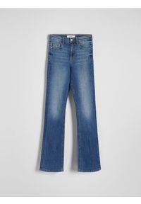 Reserved - Jeansy bootcut - niebieski. Stan: podwyższony. Kolor: niebieski
