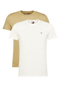 Tommy Jeans Komplet 2 t-shirtów DM0DM20687 Kolorowy Slim Fit. Materiał: bawełna. Wzór: kolorowy