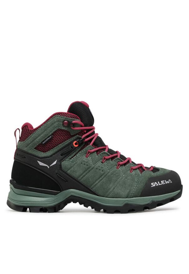 Salewa Trekkingi Ws Alp Mate Mid Wp 61385-5085 Zielony. Kolor: zielony. Materiał: zamsz, skóra