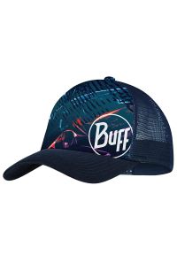 Czapka z daszkiem Buff Trucker Cap Xcross Multi 125579.555.30.00 - granatowa. Kolor: niebieski. Materiał: bawełna, poliester. Styl: wakacyjny