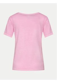 GAP - Gap T-Shirt 740140-67 Różowy Regular Fit. Kolor: różowy. Materiał: bawełna #5