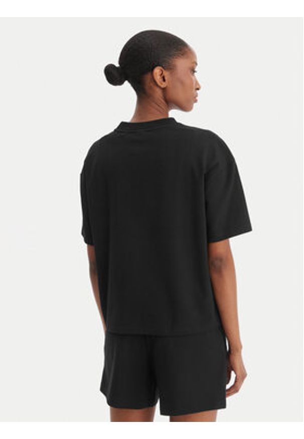 Hugo - HUGO T-Shirt Signature 50556807 Czarny Regular Fit. Kolor: czarny. Materiał: bawełna