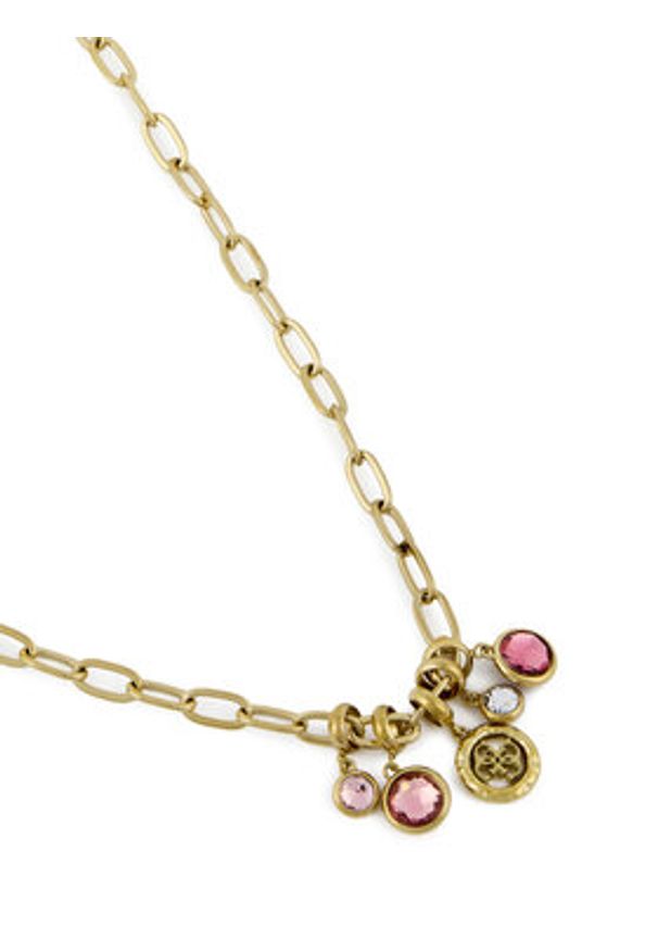 Guess Naszyjnik JUBN05 094JW Złoty. Materiał: metalowe. Kolor: złoty