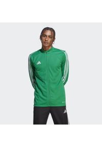 Bluza piłkarska męska Adidas Tiro 23 League Training Track Top. Kolor: biały, zielony, wielokolorowy. Sport: piłka nożna