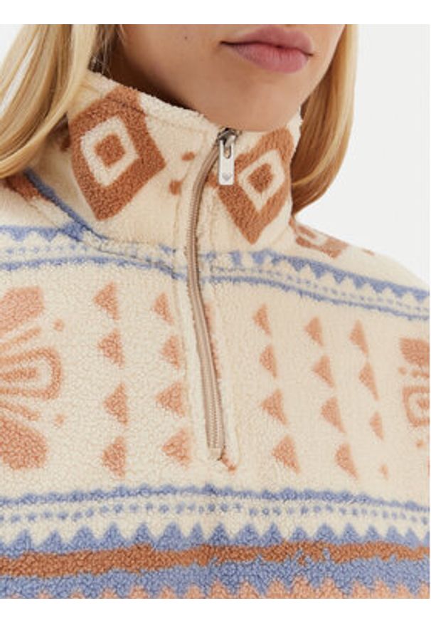 Roxy Polar Live Out Loud ERJPF03169 Beżowy Relaxed Fit. Kolor: beżowy. Materiał: syntetyk