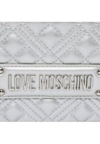 Love Moschino - LOVE MOSCHINO Torebka JC4000PP1HLA0902 Srebrny. Kolor: srebrny. Materiał: skórzane