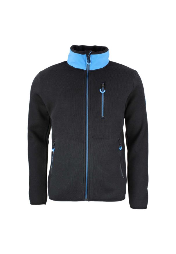 PEAK MOUNTAIN - Polar z zamkiem błyskawicznym Peak Mountain Cayak. Kolor: czarny. Materiał: polar. Sezon: zima. Sport: narciarstwo