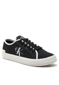 Calvin Klein Jeans Sneakersy Skater Vulcanized Low Cs Ml Mr YW0YW01453 Czarny. Kolor: czarny. Materiał: materiał #3