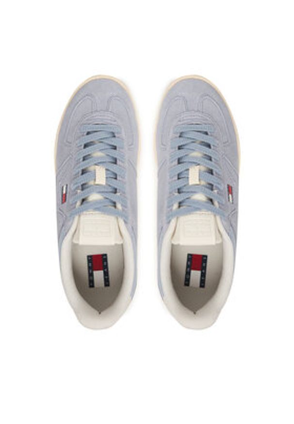 TOMMY HILFIGER - Tommy Hilfiger Sneakersy The Greenwich Edge Max Suede EN0EN02989 Niebieski. Kolor: niebieski. Materiał: zamsz, skóra