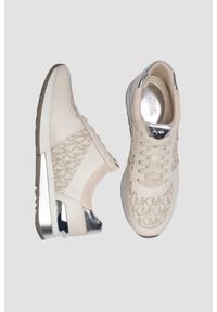 Michael Kors - MICHAEL KORS Białe sneakersy Allie Wrap Trainer, Rozmiar 38,5. Kolor: biały #4