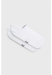 Calvin Klein Skarpetki (2-pack) damskie kolor biały. Kolor: biały