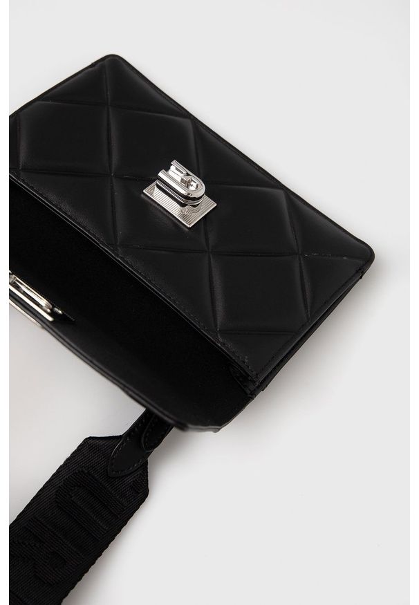 Furla - Torebka skórzana 1927. Kolor: czarny. Materiał: skórzane. Rodzaj torebki: na ramię