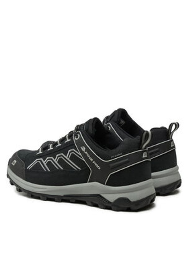 ALPINE PRO Trekkingi Gimie UBTD371990 Czarny. Kolor: czarny. Materiał: zamsz, skóra. Sport: turystyka piesza