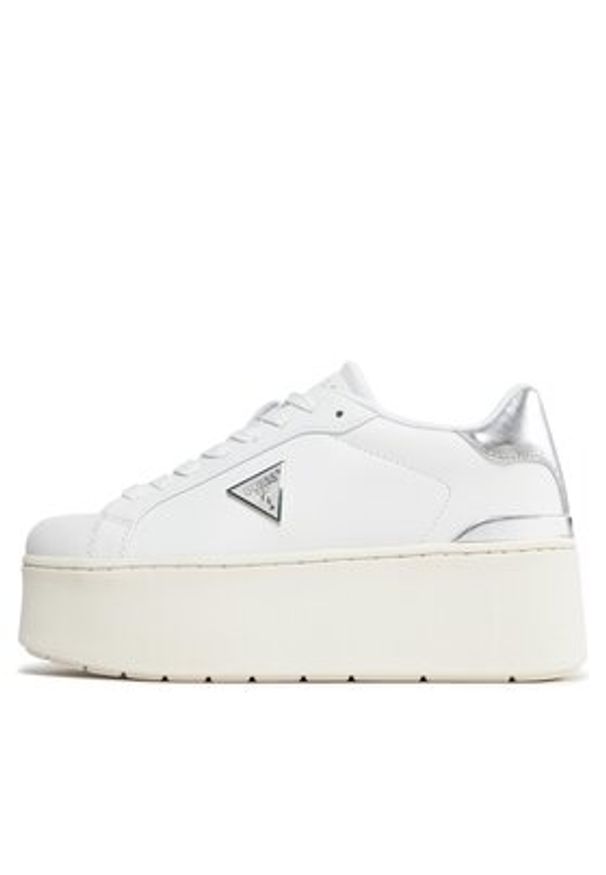 Guess Sneakersy Willen FLPWLL LEL12 Biały. Kolor: biały. Materiał: skóra