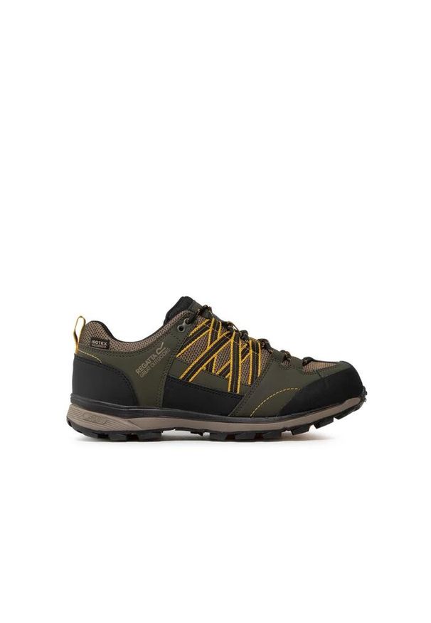 Buty męskie trekkingowe Regatta Samaris Low II. Kolor: zielony. Sport: turystyka piesza