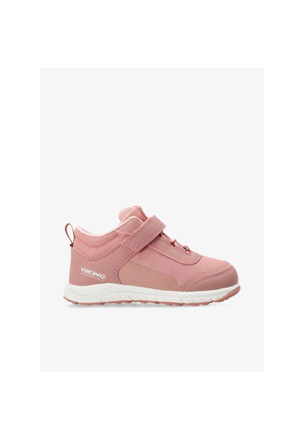 Buty dziecięce Viking Knapper Mid WP 1V. Kolor: różowy. Sport: turystyka piesza