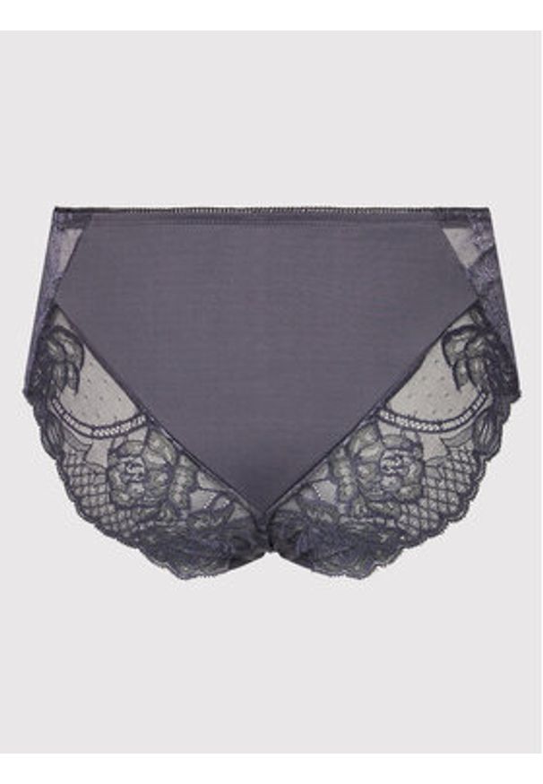 Triumph Figi klasyczne Wild Peony Florale Maxi 10209626 Szary. Kolor: szary. Materiał: syntetyk