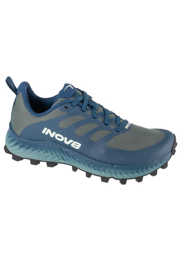 Buty do biegania damskie Inov-8 Mudtalon. Zapięcie: sznurówki. Kolor: niebieski. Materiał: guma, materiał, tkanina, syntetyk. Szerokość cholewki: normalna. Sport: bieganie