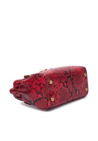 TOMMY HILFIGER - Tommy Hilfiger Torebka American Icon Micro Tote Snake AW0AW18820 Czerwony. Kolor: czerwony. Materiał: skórzane #5