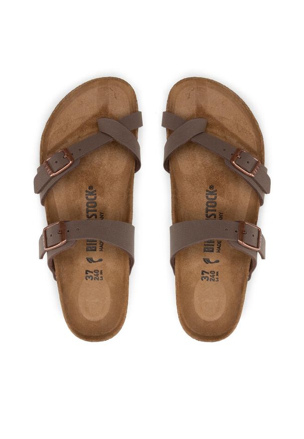 Japonki Birkenstock. Kolor: brązowy