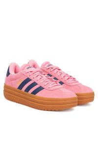 Adidas - adidas Sneakersy VL Court Bold Shoes JI1789 Różowy. Kolor: różowy. Materiał: skóra, zamsz #5