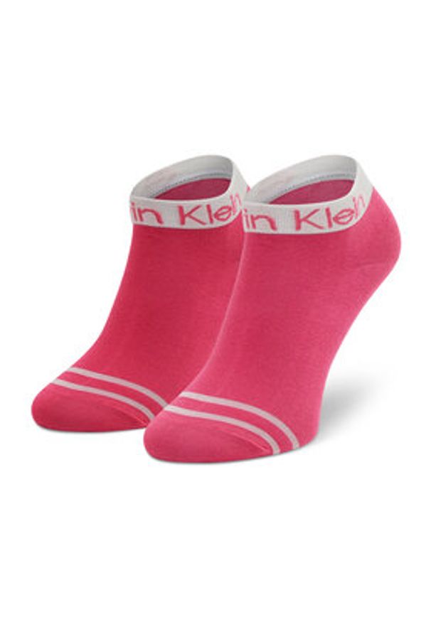 Calvin Klein Skarpety krótkie 701218775 Różowy. Kolor: różowy. Materiał: materiał
