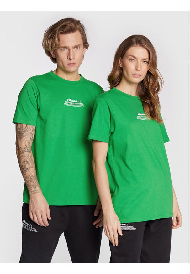 Ellesse T-Shirt Unisex Russano SGP16251 Zielony Regular Fit. Kolor: zielony. Materiał: bawełna