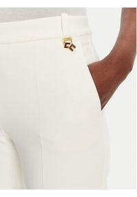 Elisabetta Franchi Chinosy PA-098-52E2-V320 Biały Regular Fit. Kolor: biały. Materiał: syntetyk #3
