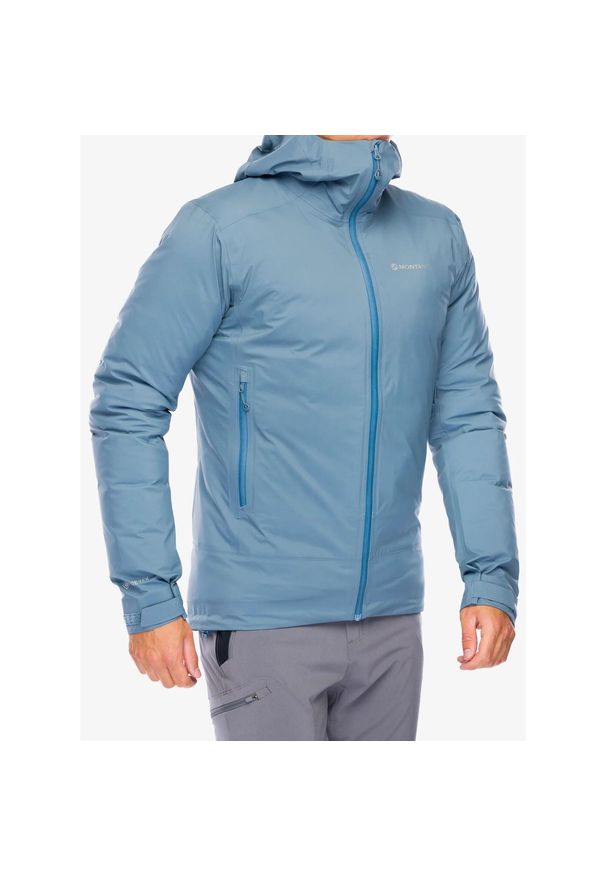 Kurtka GORE TEX męska Montane Phase Lite Jacket. Typ kołnierza: kaptur. Kolor: niebieski. Technologia: Gore-Tex
