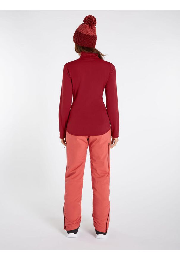 Bluza damska Protest FABRIZ 1/4 zip top. Kolor: czerwony. Materiał: polar. Sezon: zima. Sport: narciarstwo