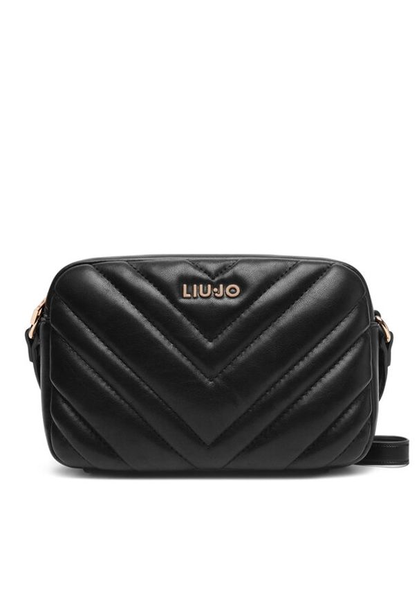 Liu Jo Torebka Lunny AF5187 E0426 Czarny. Kolor: czarny. Materiał: skórzane
