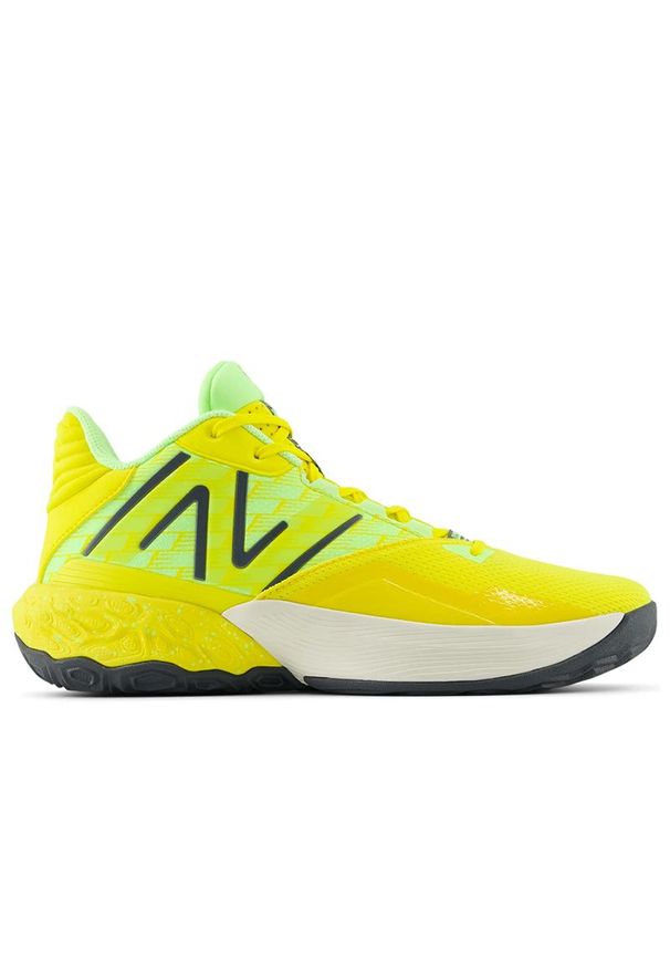 Buty męskie New Balance TWO WXY v4 BB2WYRT4 - żółte. Kolor: żółty. Materiał: materiał, syntetyk, guma. Szerokość cholewki: normalna. Sport: koszykówka, fitness, bieganie
