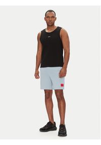 Hugo - HUGO Szorty sportowe Diz222 50466196 Błękitny Regular Fit. Kolor: niebieski. Materiał: bawełna. Styl: sportowy