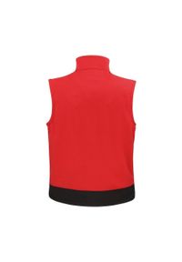 RESULT - Męska Kamizelka Softshell. Kolor: czerwony, wielokolorowy, czarny. Materiał: softshell