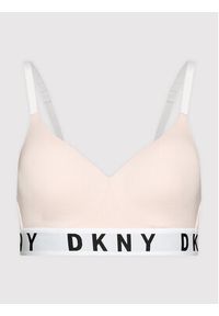 DKNY Biustonosz push-up DK4518 Różowy. Kolor: różowy. Materiał: bawełna. Rodzaj stanika: push-up #2