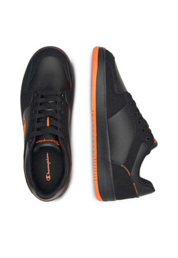 Champion Sneakersy Rebound 2.0 Low S22320-KK001 Czarny. Kolor: czarny. Materiał: skóra