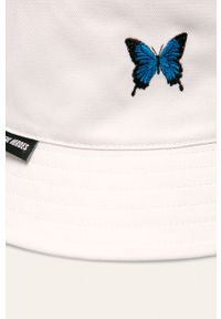 Local Heroes - Kapelusz Butterfly. Kolor: biały. Materiał: poliester, materiał. Wzór: gładki #2