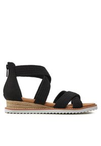 skechers - Skechers Sandały Bobs Desert Kiss - Desert Nights 113540/BLK Czarny. Kolor: czarny #1