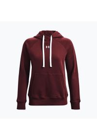 Bluza z kapturem damska Under Armour Rival Fleece Hb Hoodie. Typ kołnierza: kaptur. Kolor: czerwony #1