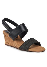Clarks Sandały Kyarra Faye 26171237 Czarny. Kolor: czarny. Materiał: skóra #4