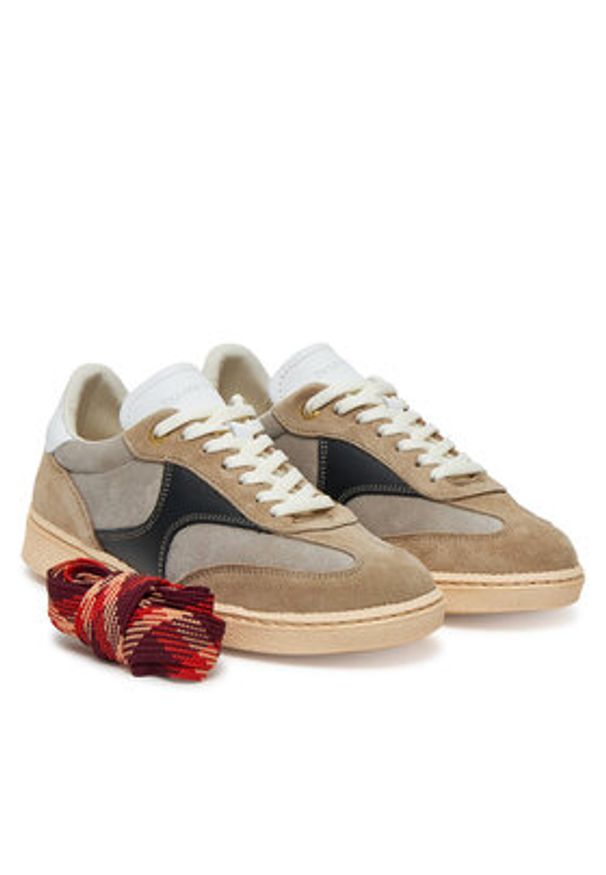 Filling Pieces Sneakersy Sprinter Mix 68625071919 Beżowy. Kolor: beżowy. Materiał: skóra, zamsz
