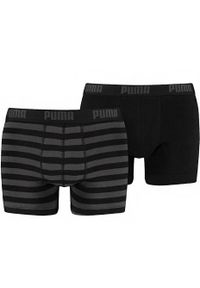 Bokserki treningowe męskie Puma Stripe 2 pack. Kolor: czarny