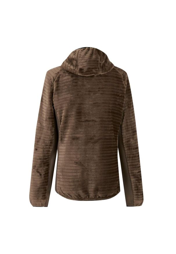 Regatta - Damska Bluza Polarowa Endra Z Kapturem. Typ kołnierza: kaptur. Kolor: brązowy. Materiał: polar. Sezon: zima