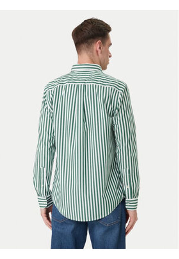 TOMMY HILFIGER - Tommy Hilfiger Koszula MW0MW42440 Zielony Regular Fit. Kolor: zielony. Materiał: bawełna